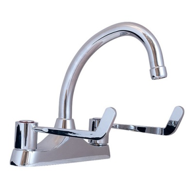 Hart Performa Levatap extended lever high neck sink taps